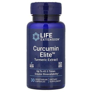Life Extension, 薑黃素精華薑黃提取物，30 粒素食膠囊