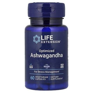 Life Extension, 優化南非醉茄，60 粒素食膠囊（每粒膠囊 125 毫克）