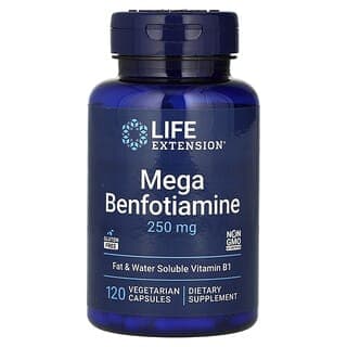 Life Extension, 高級苯磷硫胺食膠囊，250 毫克，120 粒