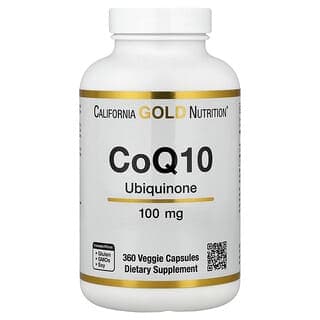 California Gold Nutrition, 輔酶 Q10，USP 級泛醌，100 毫克，360 粒素食膠囊