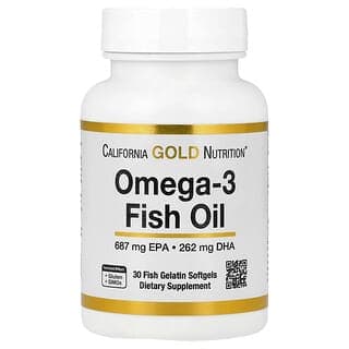 California Gold Nutrition, Omega-3 魚油，30 粒魚明膠軟膠囊（每粒軟膠囊 1,250 毫克）