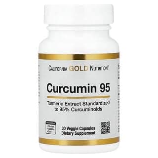 California Gold Nutrition, 姜黃素 95，30 粒素食膠囊（每粒膠囊 500 毫克）