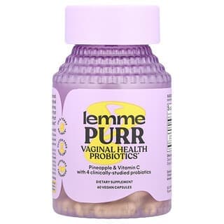 Lemme, Purr，女性私密部位健康幫助益生菌，60 粒全素膠囊