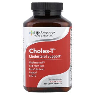 LifeSeasons, Choles-T，膽甾醇支援，180 粒素食膠囊