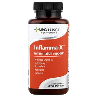 LifeSeasons, Inflamma-X™ 素食膠囊，炎性反應幫助，60 粒