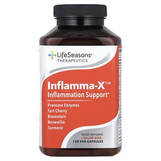 LifeSeasons, Inflamma-X™，120 粒素食膠囊
