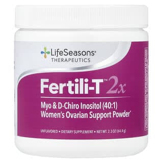 LifeSeasons, Therapeutics，Fertili T™ 2x，原味，2.3 盎司（64.4 克）