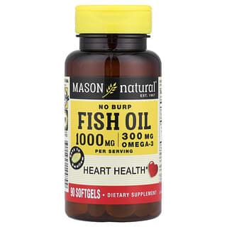 Mason Natural, 無腥魚油，90 粒軟膠囊（每粒軟膠囊 500 毫克）