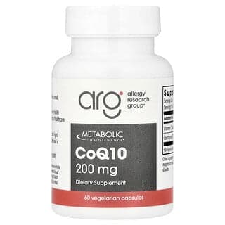 Metabolic Maintenance, 輔酶 Q10，200 毫克，60 粒素食膠囊