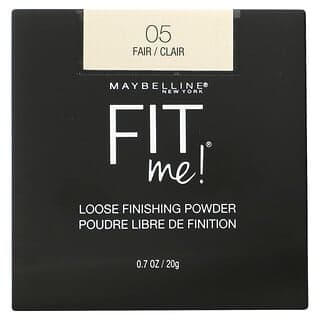 Maybelline, Fit Me 定妝散粉，05 白皙，0.7 盎司（20 克）