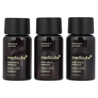 Medicube, 深層維生素 C 安瓶，3 瓶，每瓶 0.35 盎司（10 克）