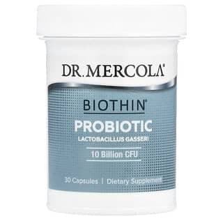 Dr. Mercola, Biothin® 益生菌，加氏乳杆菌，250 毫克（100 億 CFU），30 粒膠囊