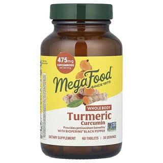 MegaFood, 姜黃素，特強型，60 片