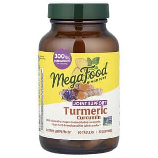MegaFood, 姜黃素，特強型，關節，60 片