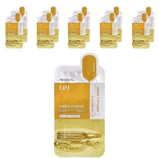 MEDIHEAL, I.P.I Derma 安瓶美容面膜，10 片，0.87 液量盎司（26 毫升）