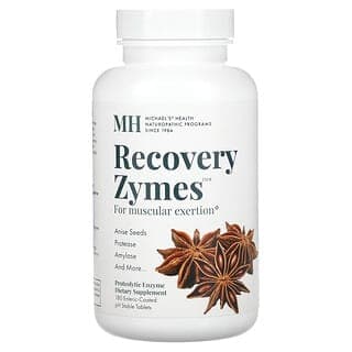 Michael's Health, Recovery Zymes，180 片 pH 穩定腸溶片劑
