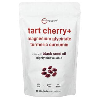 Micro Ingredients, 酸櫻桃+，300 粒軟膠囊
