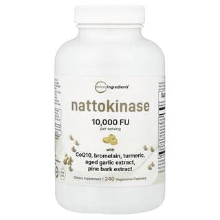 Micro Ingredients, Nattokinase, 240 Vegetarian Capsules