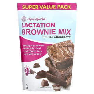 Mommy Knows Best, Lactation Brownie Mix，雙重巧克力，24 盎司（680 克）