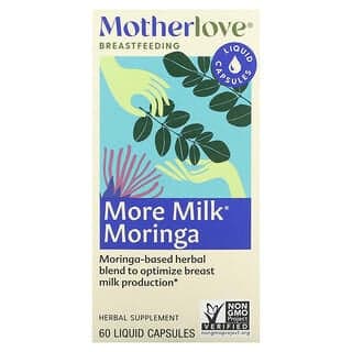 Motherlove, 母乳餵養，更多牛奶辣木，60 粒液體膠囊