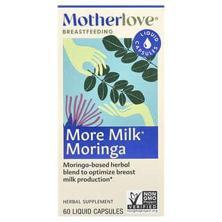 Motherlove, 哺乳，哺乳幫助辣木配方，60 粒液體膠囊
