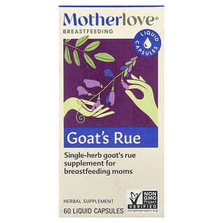 Motherlove, 哺乳，山羊豆，525 毫克，60 粒液體膠囊