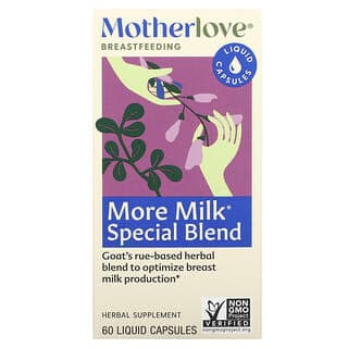 Motherlove, 哺乳，哺乳幫助特別配方，60 粒液體膠囊
