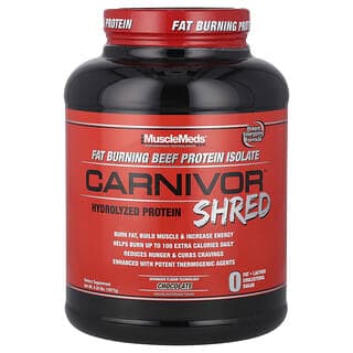 MuscleMeds, Carnivor Shred™，水解蛋白質，巧克力味，4.35 磅（1,977 克）