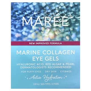 Maree, 海洋膠原蛋白眼凝膠，12 對，1.32 盎司（36 克）