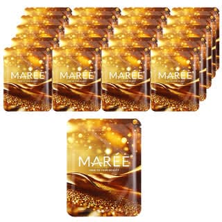 Maree, 24k 黃金膠原蛋白眼凝膠，金色日出，20 對，4.2 盎司（120 克）