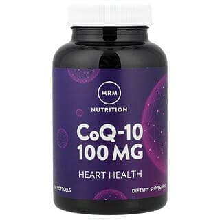 MRM Nutrition, 營養，輔酶 Q-10，100 毫克，120 粒軟膠囊