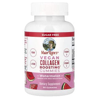 MaryRuth's, 全素膠原蛋白強化軟糖，西瓜味，90 粒軟糖