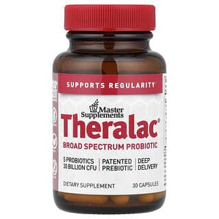 Master Supplements, Theralac®，全譜益生菌，30 粒膠囊