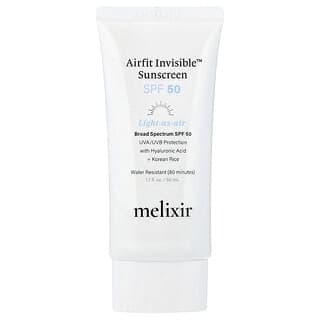 Melixir, Airfit Invisible™ 抗曬霜，SPF 50，1.7 液量盎司（50 毫升）