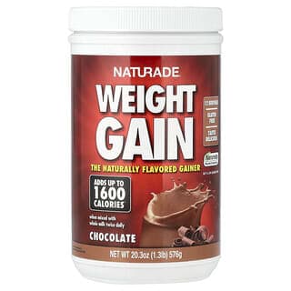 Naturade, 增重，巧克力味，1.3 磅（576 克）