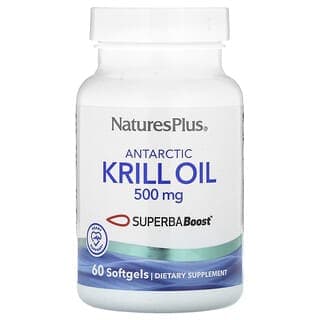 NaturesPlus, 南極磷蝦油，500 毫克，60 粒軟膠囊