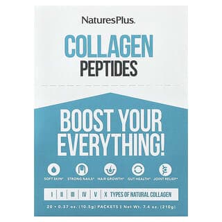 NaturesPlus, 膠原蛋白多肽，20 條，每條 0.37 盎司（10.5 克）