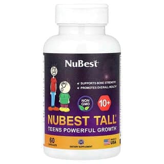 NuBest, Tall® 10+，青少年優效生長幫助，60 粒膠囊