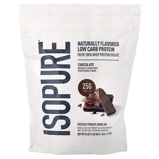Isopure, 低碳水化合物蛋白質，黑巧克力味，1 磅（454 克）