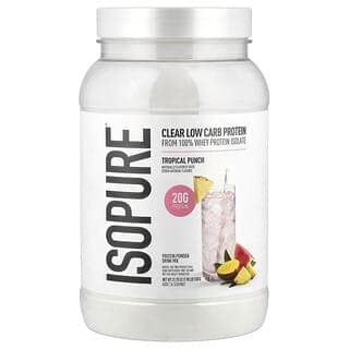 Isopure, 蛋白質粉，熱帶賓治，1.98 磅（900 克）