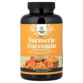 Nature's Craft, 含 BioPerine® 的姜黃素，180 粒膠囊