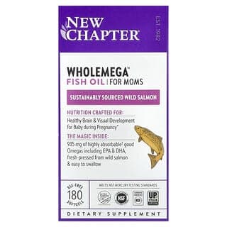 New Chapter, Wholemega™ 媽媽魚油，180 粒軟膠囊