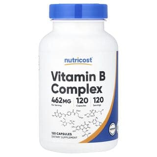 Nutricost, 維生素 B 複合物，462 毫克，120 粒膠囊