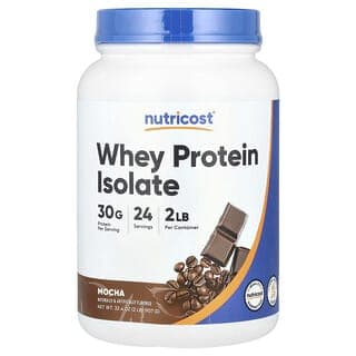 Nutricost, 分離乳清蛋白，摩卡味，2 磅（907 克）