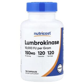 Nutricost, 蚓激酶，150 毫克，120 粒膠囊