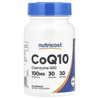 Nutricost, CoQ10，100 毫克，30 粒膠囊