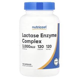 Nutricost, 乳糖酶複合物，3,000 ALU，120 粒膠囊