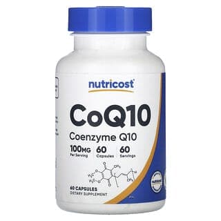 Nutricost, 輔酶 Q10，100 毫克，60 粒膠囊