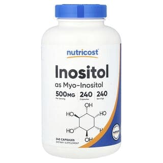 Nutricost, 肌醇，500 毫克，240 粒膠囊