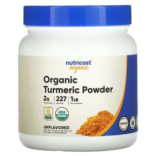 Nutricost, 有機薑黃粉，原味，16 盎司（454 克）
